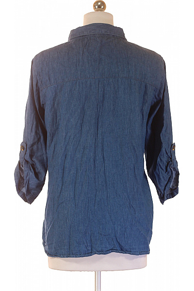 Blancheporte Dámská modrá riflová košile s dlouhým rukávem ležérní Vel. 44 | Blancheporte | obrázek 2