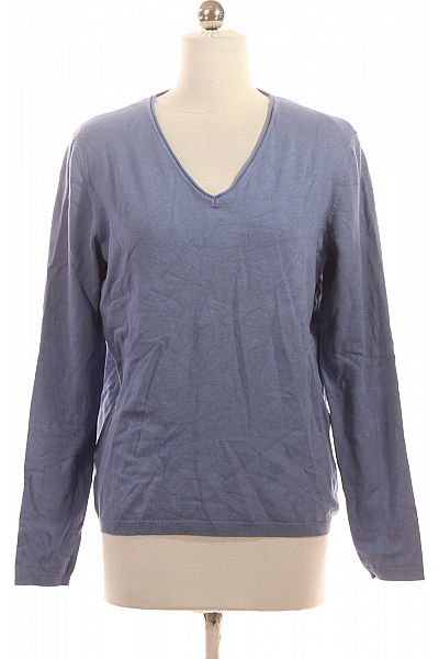 Dámský Svetr Modrý Second hand Vel. 36 | IN LINEA | obrázek 2