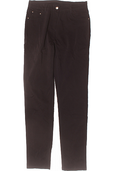 Dámské Kalhoty Rovné Černé Second hand Vel. 42 | Unimoda | obrázek 2