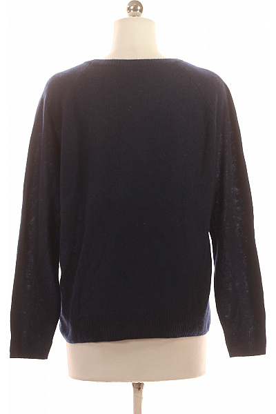 Dámský Svetr Kašmírový Modrý Zwillingsherz Second hand Vel. S | Zwillingsherz | obrázek 2