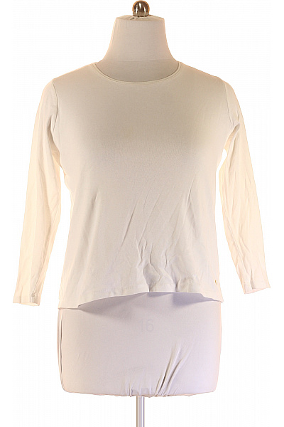 Jednoduché Dámské Tričko Bílé BONITA Vel. XL