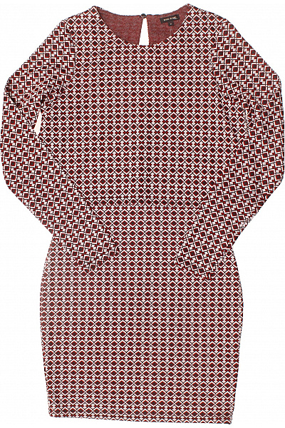 River Island Pouzdrové šaty s dlouhým rukávem a geometrickým vzorem Velikost 8 | River Island | obrázek 2