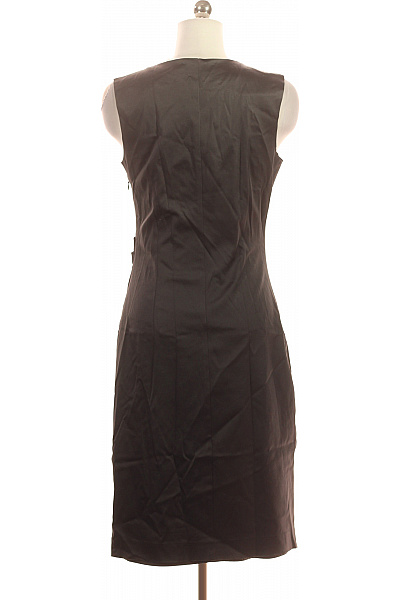 InWear Černé saténové šaty na ramínka s kamínky elegantní Velikost 42 | InWear | obrázek 3