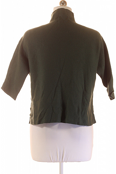 Dámský Svetr Meriný Zelený Second hand Vel. 40 | LAWRENCE GREY | obrázek 3