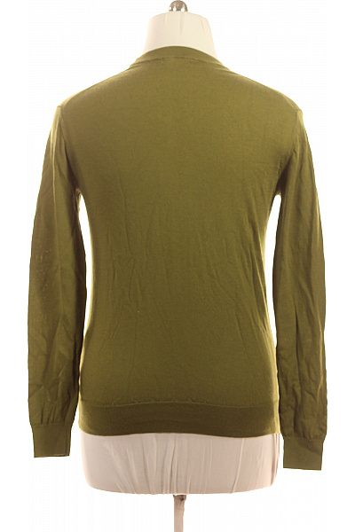 LAWRENCE GREY Pánský olivový basic tenký pulovr přes hlavu podzimní Velikost l | LAWRENCE GREY | obrázek 2