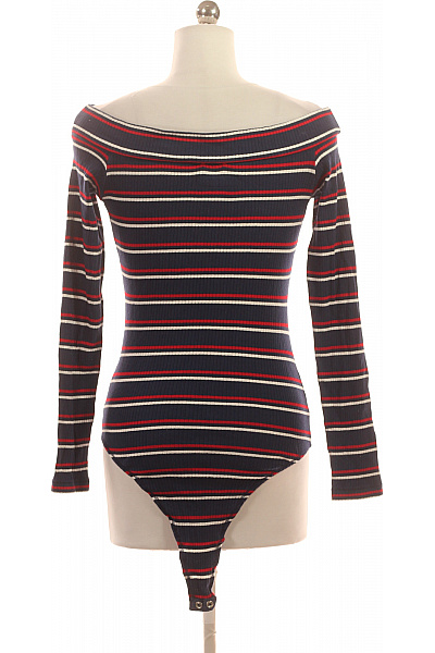 SUPERDRY Dámská pruhovaná pletená body halenka s dlouhým rukávem a lodičkovým výstřihem Vel. S | SUPERDRY | obrázek 2