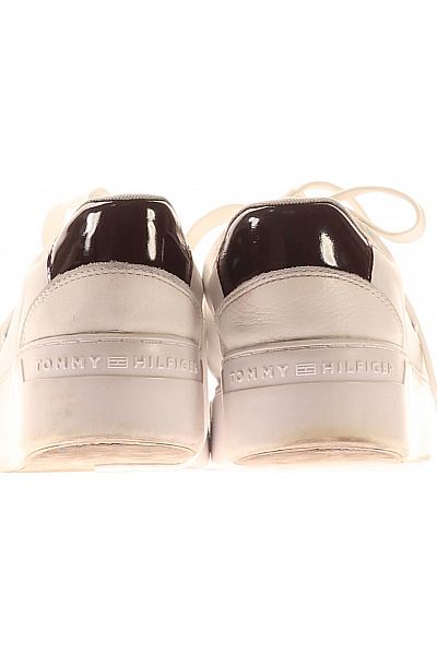 TOMMY HILFIGER Dámské Boty Bílé Second hand Vel. 38 | TOMMY HILFIGER | obrázek 4