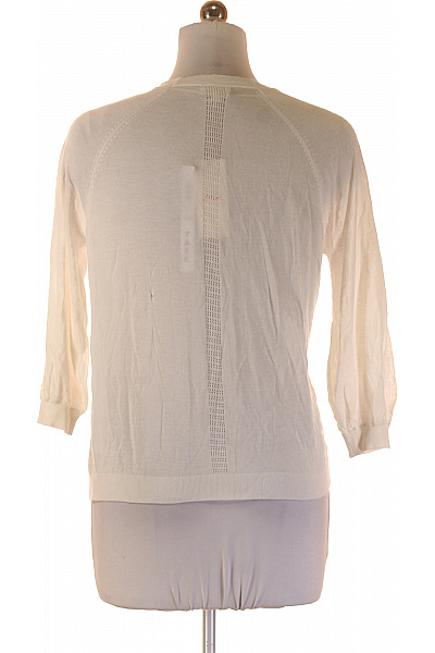 s.OLIVER Dámský bílý viskózový lehký kardigan jarní bez zapínání Vel. 42 | s.OLIVER | obrázek 2