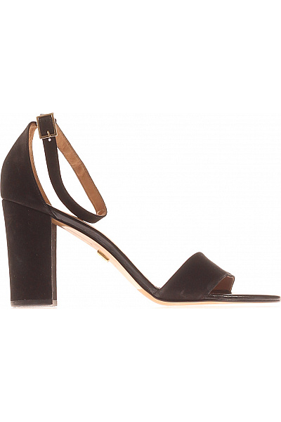 Kazar Dámské Sandály Kožené Černé Vel. 38