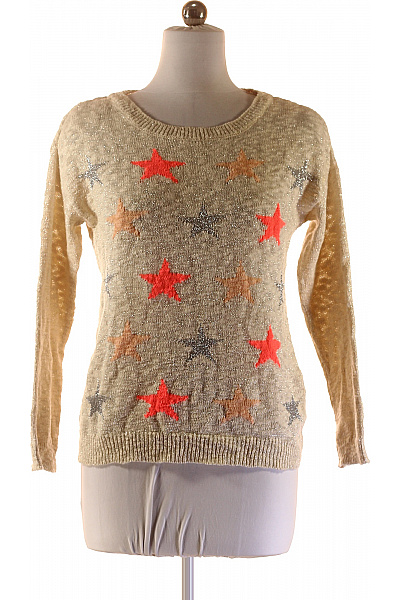 Dámský Pulovr Béžový Bershka Vel. M | Bershka | obrázek 2