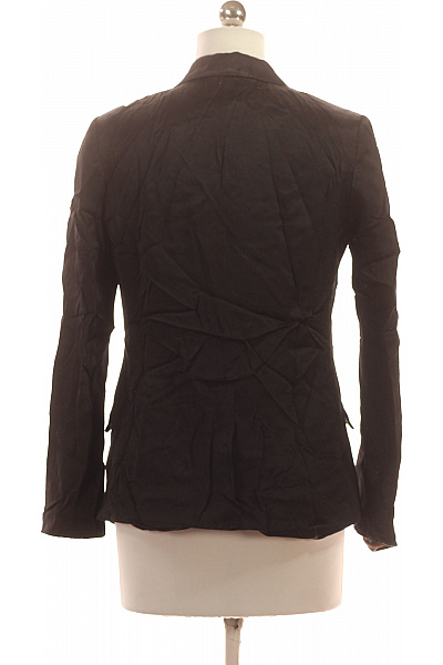 HM  Dámský černý vypasovaný blejzr elegantní jednořadé s jedním knoflíkem Vel. 36 | HM  | obrázek 2