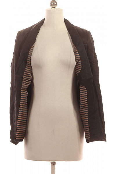 HM  Dámský černý vypasovaný blejzr elegantní jednořadé s jedním knoflíkem Vel. 36 | HM  | obrázek 3