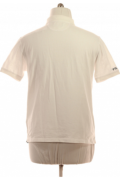 La Martina Bílé Polo Tričko Krátký Rukáv s Nápisem a Výšivkou Velikost xl | La Martina | obrázek 3