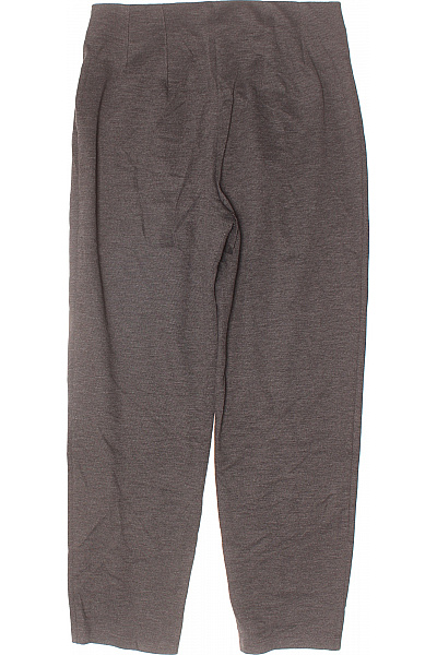 Dámské Kalhoty Rovné Šedé Second hand Vel. M | HM  | obrázek 3