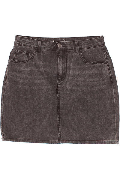 Džínová  Sukně Černá | Unimoda | obrázek 2