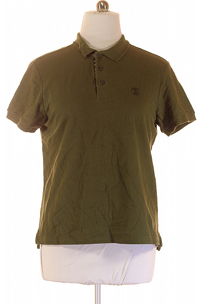 BURBERRY Pánské Tričko Zelené Vel. L