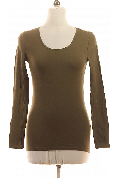 ONLY Jednoduché Dámské Tričko Khaki Vel. M | ONLY | obrázek 2