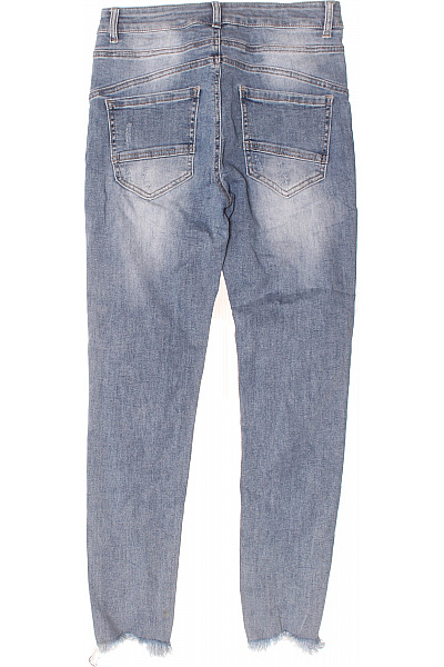 Roztrhané Dámské Džíny Modré Vel. S | Unimoda | obrázek 2