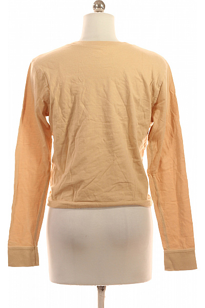 Hollister Dámské tričko s dlouhým rukávem a stahováním béžové s pruhy Vel. S | Hollister | obrázek 2