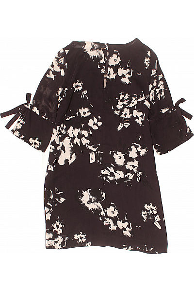  Šaty s Květinovým Potiskem Černé Vel. 34 | HM  | obrázek 3