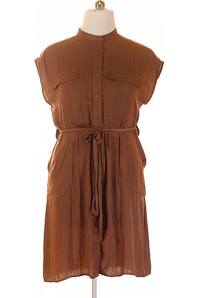Košilové  Šaty Hnědé Vel.  44 | BELOVED | obrázek 2