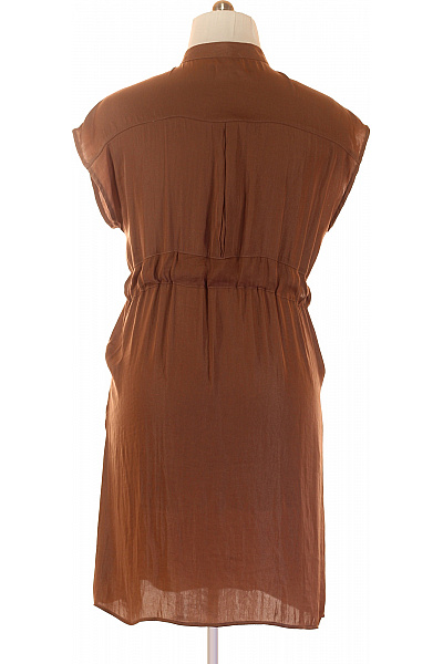 Košilové  Šaty Hnědé Vel.  44 | BELOVED | obrázek 3