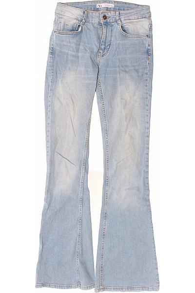 Bootcut Dámské Džíny Modré ZARA Vel.  36