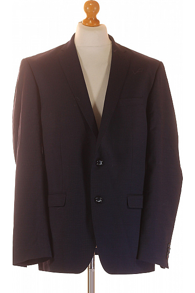 Společenské Pánské Sako Vlněné Modré ROY ROBSON Vel. 54 | ROY ROBSON | obrázek 2