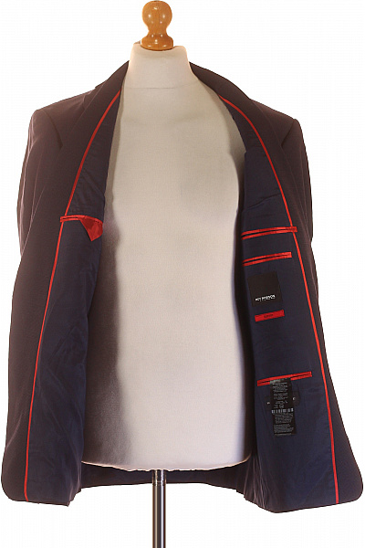Společenské Pánské Sako Vlněné Modré ROY ROBSON Vel. 54 | ROY ROBSON | obrázek 4