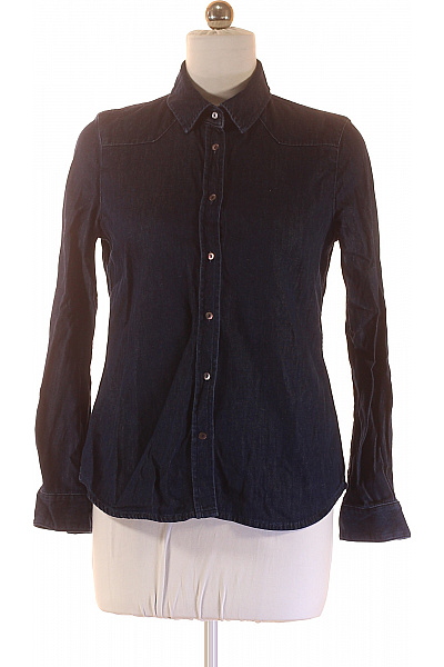 Massimo Dutti Riflová Dámská Košile Modrá Vel. M | massimo dutti | obrázek 2