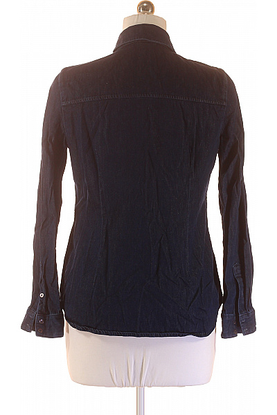 Massimo Dutti Riflová Dámská Košile Modrá Vel. M | massimo dutti | obrázek 3