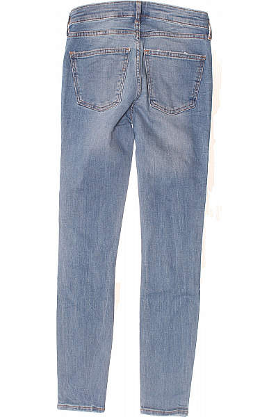 Dámské úzké Modré ZARA Second hand Vel.  34 | ZARA | obrázek 2