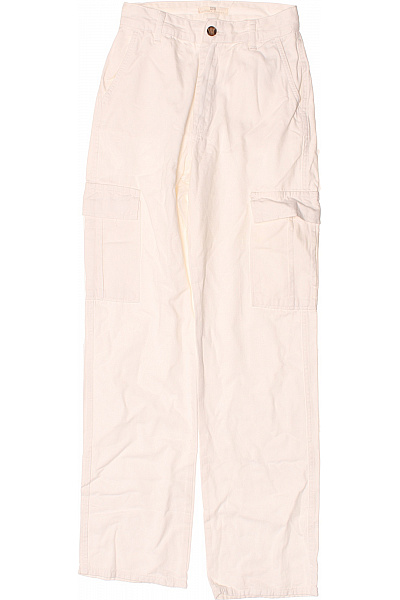 STRADIVARIUS Dámské Džíny Bílé Vel. 36