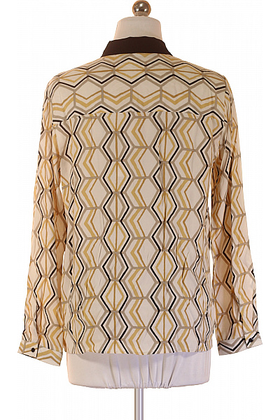 ZARA Dámská košile s dlouhým rukávem vzorovaná béžová Vel. S | ZARA | obrázek 3