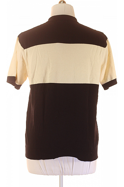 Pánské Tričko s Límečkem Černé Vel. XL | LAWRENCE GREY | obrázek 2