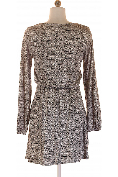 Letní  Šaty Černobílé Sinsay Second hand Vel. S | sinsay | obrázek 3