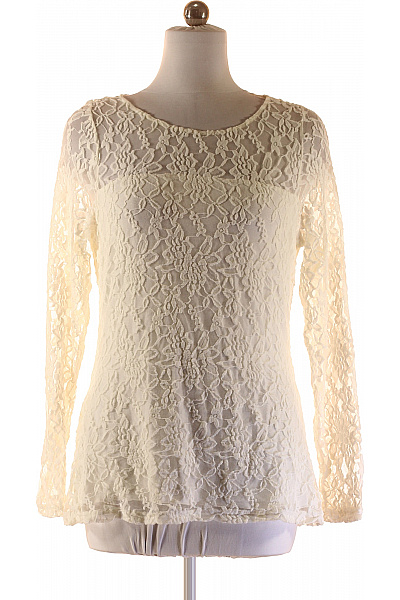 Vzorovaná  Halenka Bílá COMMA Vel. 42