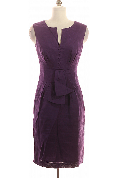Pouzdrové šaty  Šaty Lněné Fialové Hobbs | Hobbs | obrázek 2