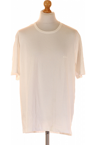 Jednoduché Pánské Tričko Bílé Hugo Boss Vel. XXL | Hugo Boss | obrázek 2