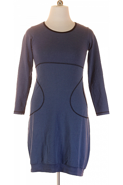  Mikinové Šaty Modré Second Hand