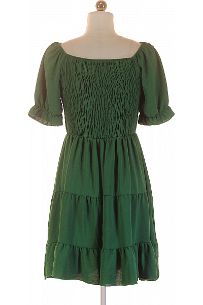 Tričkové  Šaty Zelené | MADE IN ITALY | obrázek 3