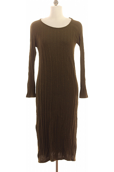 MANGO  Šaty Pletené Zelené Second Hand Vel. S