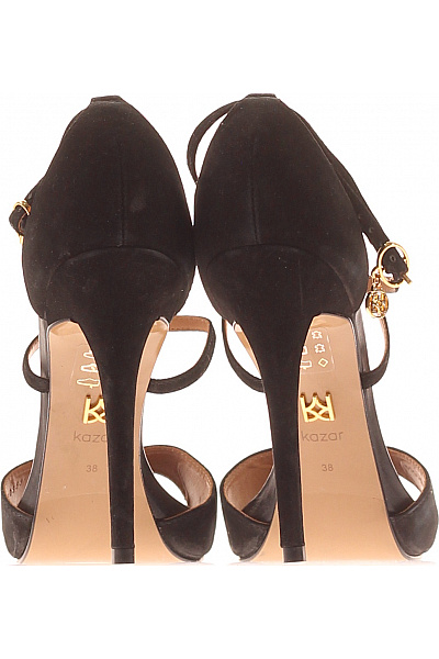 Kazar Dámské Boty Kožené Černé Vel. 38 | Kazar | obrázek 4