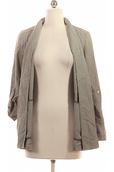 reserved Dámský blejzr vzorovaný houndstooth ležérní s 3/4 rukávem Velikost 36 | reserved | obrázek 3