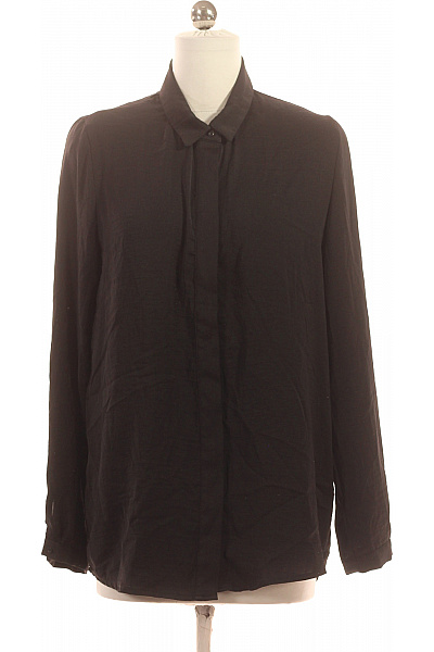 MSCH copenhagen Dámská černá košile s dlouhým rukávem elegantní volná Vel. S | MSCH copenhagen | obrázek 2