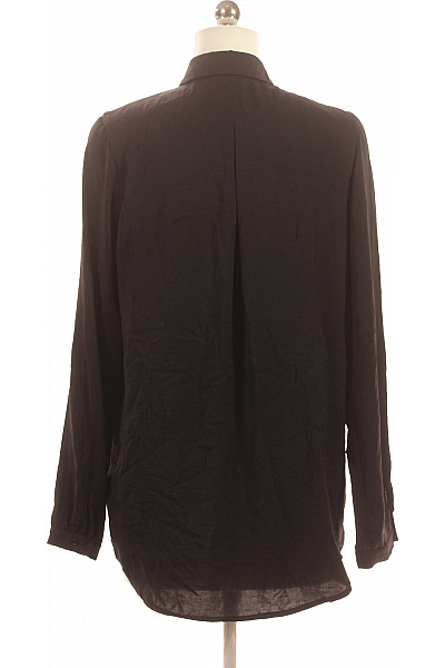 MSCH copenhagen Dámská černá košile s dlouhým rukávem elegantní volná Vel. S | MSCH copenhagen | obrázek 3