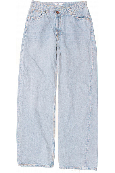 PULL&BEAR Bootcut Dámské Džíny Modré Vel. 38