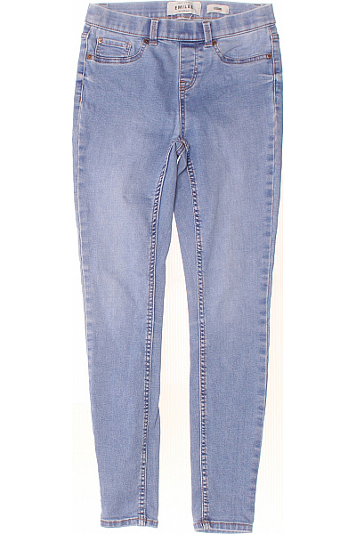 New Look Dámské úzké Modré Second Hand Vel. 34