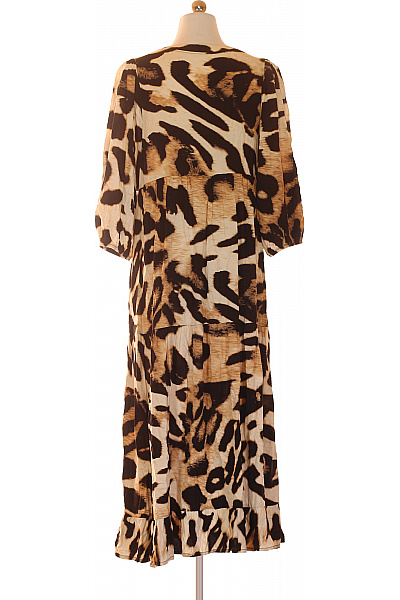 reserved Dámské letní šaty zvířecí vzor volné midi Velikost M | reserved | obrázek 3