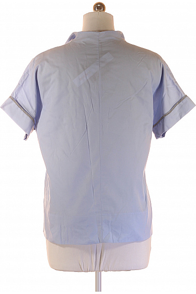 van Laack Dámská světle modrá volná halenka s krátkým rukávem a límečkem Velikost 42 | van Laack | obrázek 2